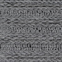 Уметнички ткајачи Амандин Греј 2'6 8 'модерен килим со цврста област