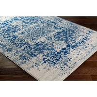 Уметнички ткајачи Харпуп Медалјон област килим, морнарица, 6'7 9 '