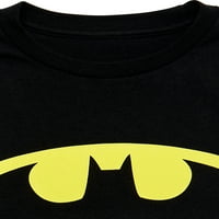 Маица за лого на Batman Boys со кратки ракави, големини 4-18