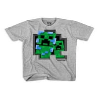 Minecraft Краток ракав Графички редовен пакет за маици