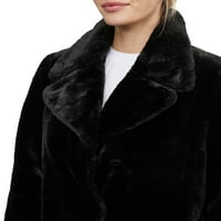 Краток палто на Badgle Mischka Fau Fau Fur Fur