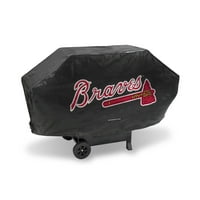 Rico Industries - MLB Deluxe Grill Cover, Atlanta Braves